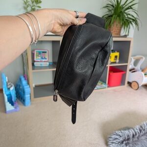 Black Leather Men's Bag